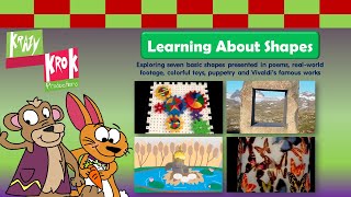 Krazy Krok Productions  Learning Shapes Through Poems and Footage (2022)  Vivaldi Music for Kids