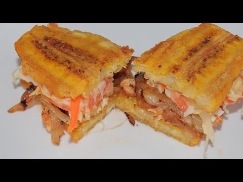 Haitian Style Plantain Sandwich Recipe