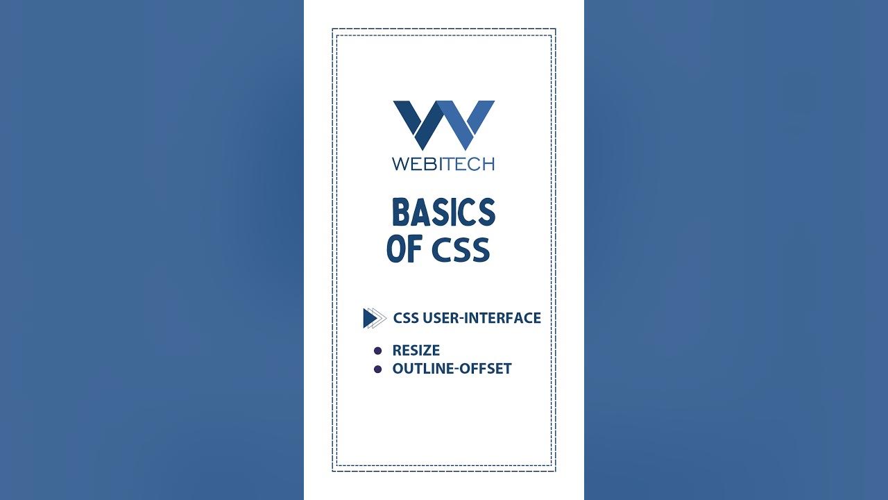 #webitechshorts (27) | How To Create CSS User-interface Properties in ...