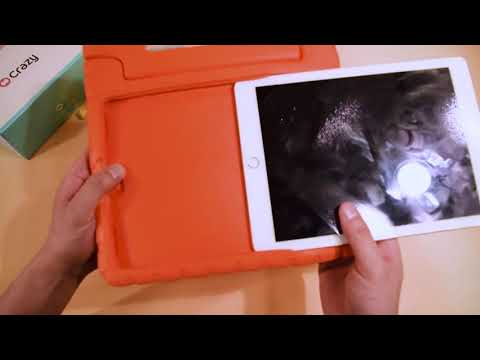 Hoe doe je een iPad kinderhoes / kidscover om je iPad | Handleidingvideo