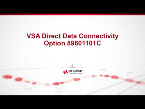 89600 VSA Direct Data Connectivity Introduction