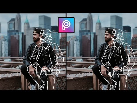 Line art di picsart || Picsart Line Art - YouTube