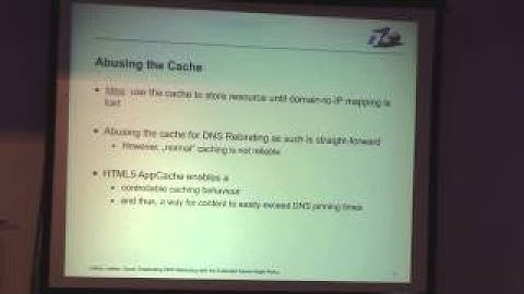OWASP AppSec EU 2017: Eradicating DNS Rebinding with the Extended Same Origin Policy
