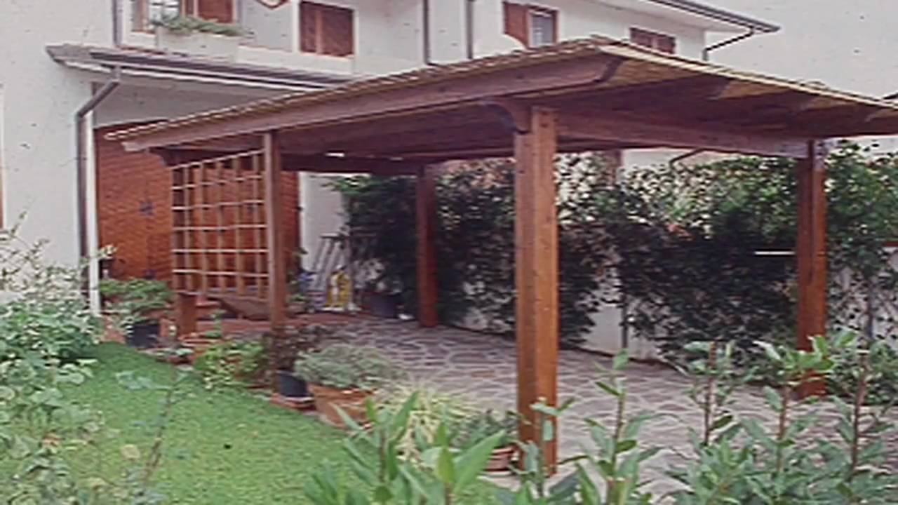 Porticati e pergolati marchetti legno youtube