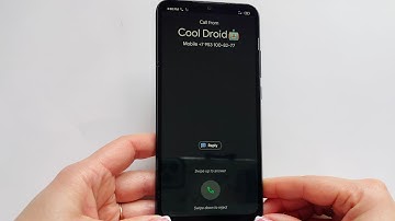 Xiaomi Redmi 9C (NFC) incoming call & boot animation