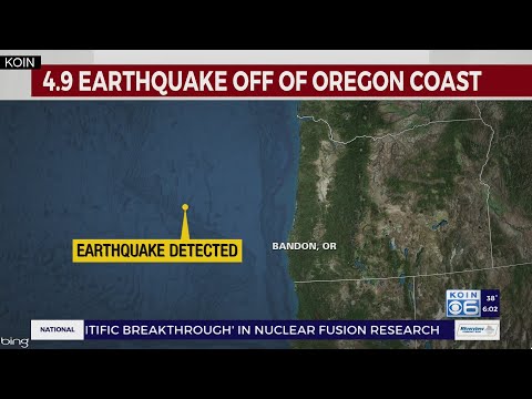 4.9 magnitude earthquake