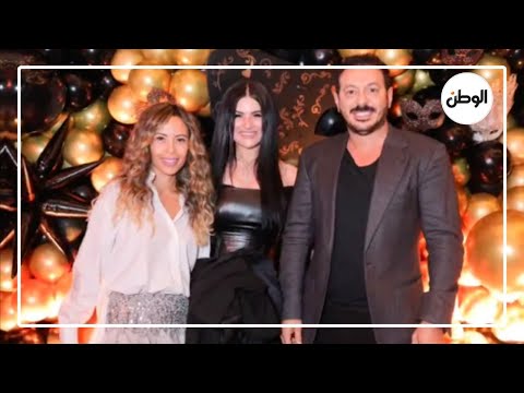 أول ظهور ل مصطفى شعبان وزوجته هدى الناظر بعد 7 أشهر زواج