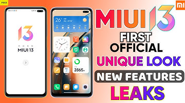 😍Official Miui 13 First Look Logo, Unique Widget System & Sidebar | Miui 13 First Look🔥🔥