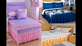 Beautiful frill bed sheets design and styles // elegant bed sheets ideas //