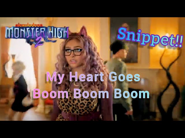 NickALive!: 'Monster High 2' Cast Sings 'My Heart Goes Boom Boom Boom' In  New Lyric Music Video