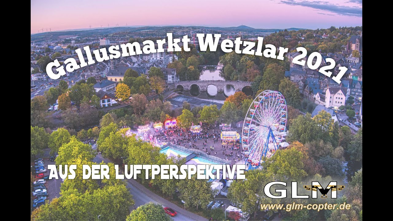 Gallusmarkt in Wetzlar 2021 (Aus der Luftperspektive)