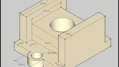 17.  Visualizing drawings in 3D | orthographic projection | isometric
