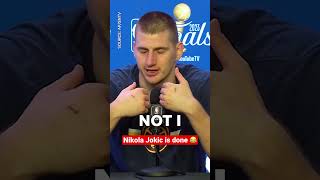 NBA title? Big deal, Nikola Jokic just wants to go home #shorts