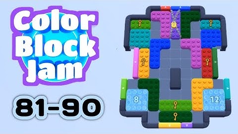 Color Block Jam Level 81-90 | No Commentary, No Music | Android Gameplay