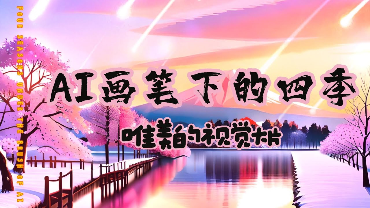 AI作画的震撼视觉大片！Step into a World of AI Art: Four Seasons Edition！AI画笔下的四季