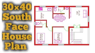 30'×40' South Face House Plan| 2BHK|925sqft| Estimation|Tamil