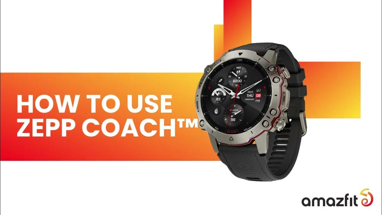 Tutorial How To Use Zepp Coach™ Amazfit Falcon YouTube