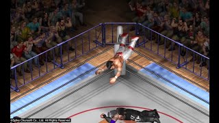 菊池 vs 怨霊『トップ・ハイパージュニア』番外編（ファイプロワールド／PS4版） FIRE PRO WRESTLING WORLD