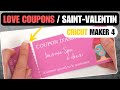 Cadeau Saint-Valentin avec Cricut : Comment Faire un Carnet de Love Coupons Personnalisé
