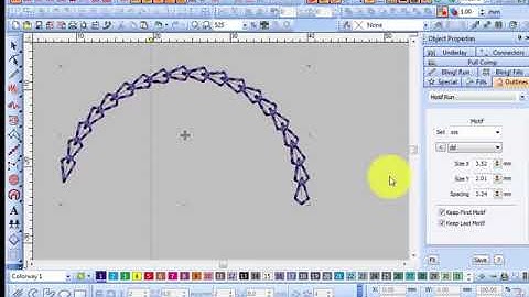 How to make (Chine stitch) Design , Zanjeeri Tanka In Wilcom