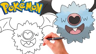 How To Draw WOOBAT POKEMON #527 | Generation 5