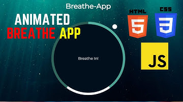 Build Breathe Exercises Website with HTML CSS And javascript Tutorial