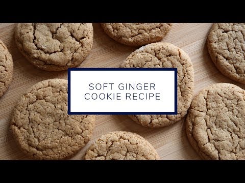 Soft Ginger Cookies | Christmas Cookie Week Day 3