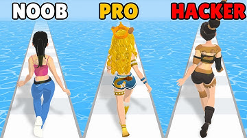 NOOB vs PRO vs HACKER in Zodiac Runner!