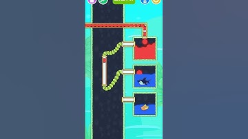 📌🐟 Save the Fish #tiktok #puzzlegame #minecraft pull the pin #level-747🐬#fishrescuegames #puzzlegame