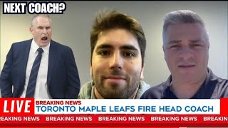 My TOP Candidates for Leafs Next Head Coach on LIVE TV | Toronto Maple Leafs FIRE Sheldon Keefe News