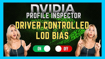Driver Controlled LOD Bias On vs Off | Nvidia Profile Inspector #gaming #gtx1650 #nvidia