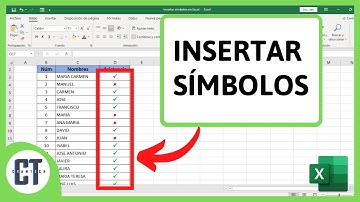 Como INSERTAR SIMBOLOS en Excel