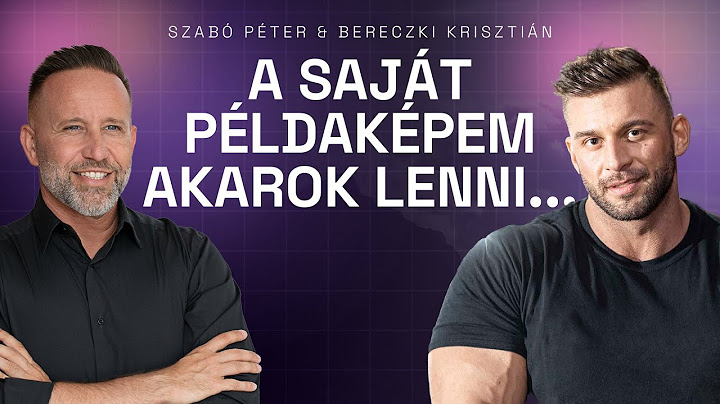 A saját példaképem akarok lenni... | Bereczki Krisztián és Szabó Péter beszélgetése