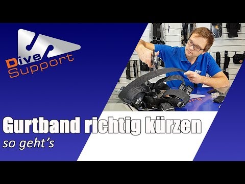 Gurtband (Harness) richtig kürzen – so geht‘s | DiveSupport - YouTube