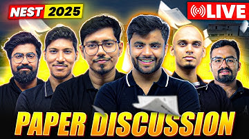 NEST 2025 Full Paper Solved LIVE 🔴 | NISER & CEBS Answer Key + Paper Analysis