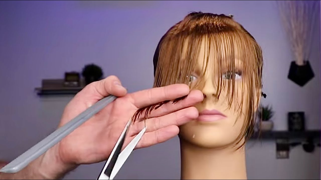 HOW TO Cut an INTERNAL UNDERCUT For a VERSATILE FRINGE - YouTube