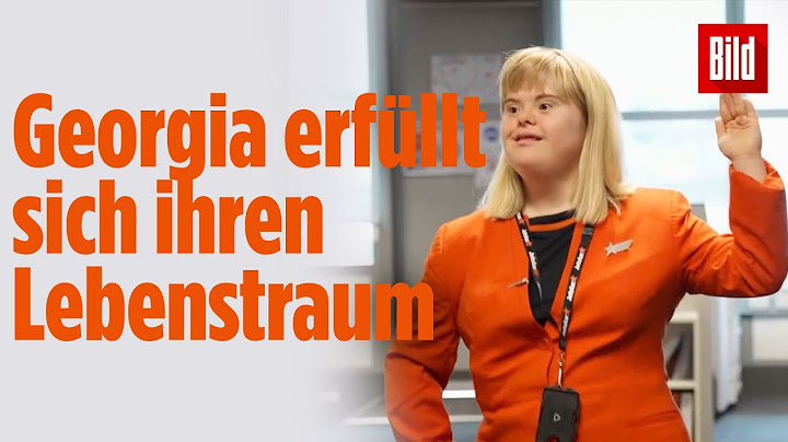Frau mit Down-Syndrom für einen Tag Stewardess
