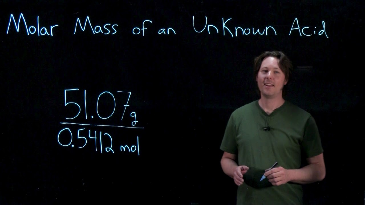 Molar Mass of an Unknown Acid May2019 - YouTube