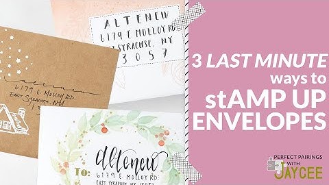 3 EASY Envelope Art Ideas | Perfect Pairings with Jaycee