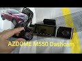 AZDOME M550 Dashcam Unboxing, Installing and Testing Toyota Rush