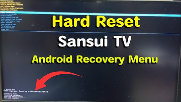 How to Hard Reset Sansui TV via Android Recovery Menu | Google TV Android TV OS