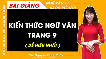 Kiến thức ngữ văn trang 9 | Ngữ văn 11 - Kết nối tri thức (DỄ HIỂU NHẤT)