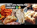 I only ate pasta for 24 hours challenge 24hours food challenge india pasta recipes ep10