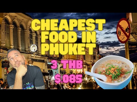 Phuket Town Street Food Tour | Cheapest Food in Thailand