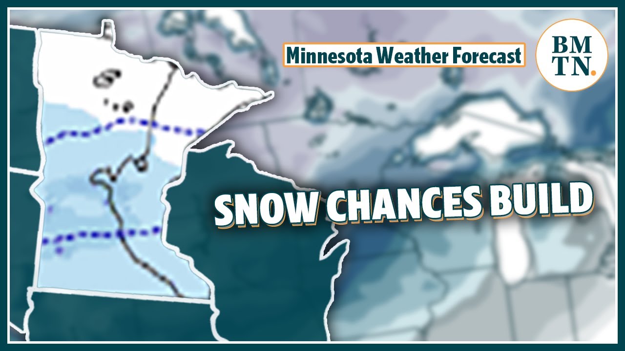 Snow chances build as cold locks in across Minnesota next week - YouTube