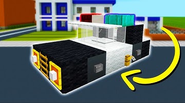 Minecraft Tutorial: How To Make A Police Car "2019 City Tutorial"