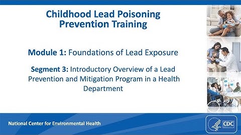 Module 1: Foundations of Lead Exposure  Segment 3: Lead Prevention Programs in Health Departments