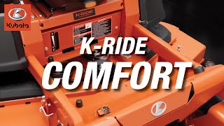 KRide Comfort: Your Path to a Smooth Mowing Experience | Kubota Z200