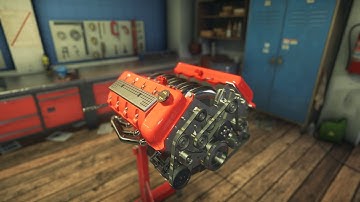 Car Mechanic Simulator 2018: V8 DOHC AXK Engine
