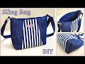 Easy Sling Bag Tutorial - Cara Membuat Tas Selempang Wanita